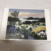 画像3: 名画 グリーティングカード 3点セット 笹倉鉄平（オーデンセの綿雪、ブレッド島 心静まる）グランマ・モーゼス（美しき世界）