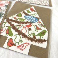 画像2: クリスマスカード グリーティングカード 4種セット ミニサイズ