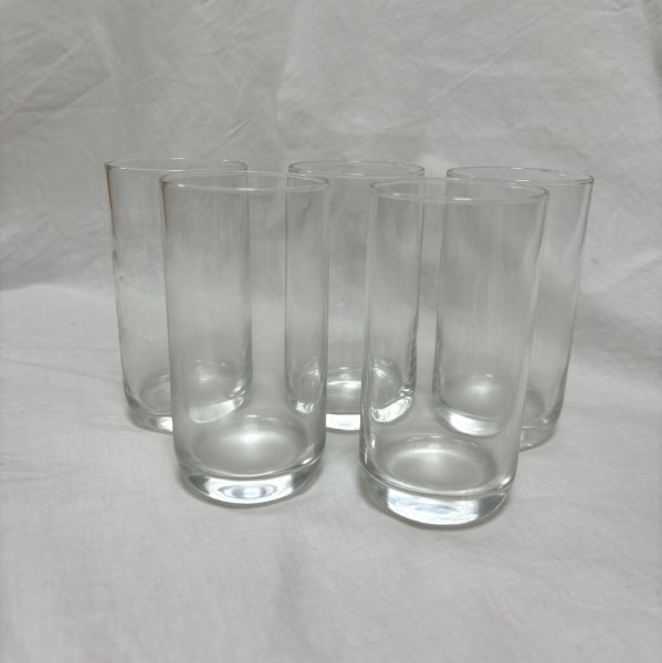 画像1: グラス　５個セット　シンプル　食器 (1)