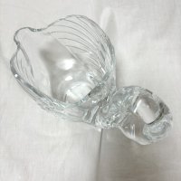 画像2: スワン　白鳥　キャンドルホルダー　ガラス製