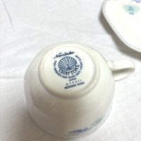 画像3: Noritake　ノリタケ　クラフトーン　モーニングソング　コーヒーカップ＆ソーサー　ケーキソーサー　セット