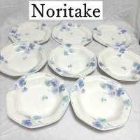 画像1: Noritake　ノリタケ　クラフトーン　モーニングソング　カレー皿　深皿　大皿　セット