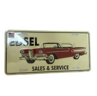 画像1: ブリキ看板　エドセル フォード EDSEL　アメ車　ビンテージ　アメリカン 雑貨