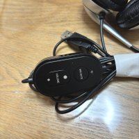 画像2: USB　ヘッドセット　マイク付き　ヘッドフォン　2.0ｍ