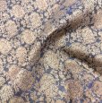 画像2: テーブルセンター　敷物　金襴風　アジアン　和風柄　ブラウン　80*63 (2)