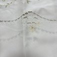 画像5: セルコン　テープルクロス　白　花刺繍　高級　180×130 (5)