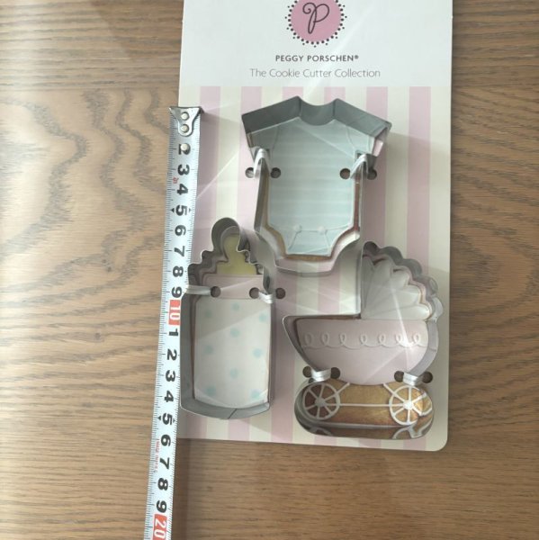 画像3: ペギーポーション　PEGGY PORSCHEN　クッキー型　クッキーカッター　出産祝い　哺乳瓶　乳母車　ロンパース (3)