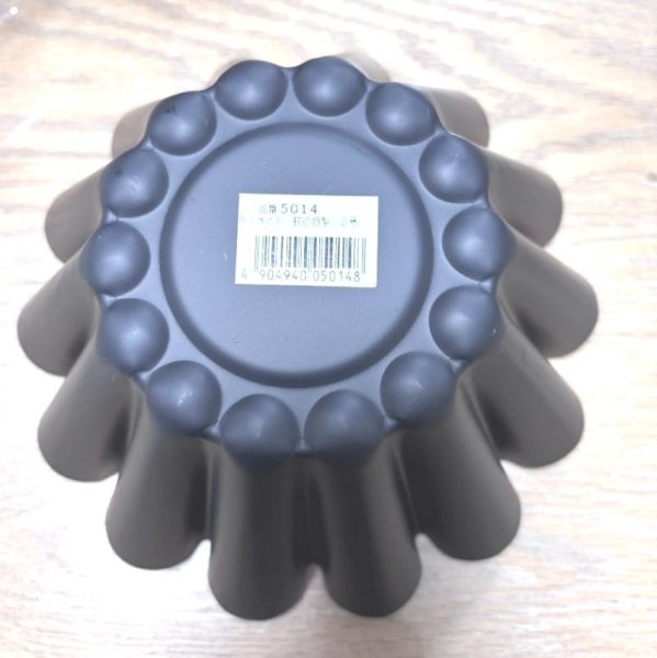 画像2: 製菓道具　ブラック　蛇の目型　ブリオッシュ型18cm　2号　ケーキランド　タイガークラウン (2)