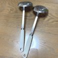 画像2: ステンレス　おたま（レードル）穴あきおたま（スキンマー）　セット　白いキッチン (2)