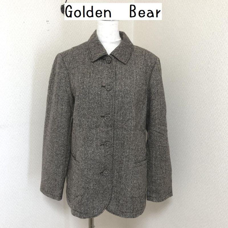 Golden Bear ゴールデンベア ノーカラー長袖シャツ