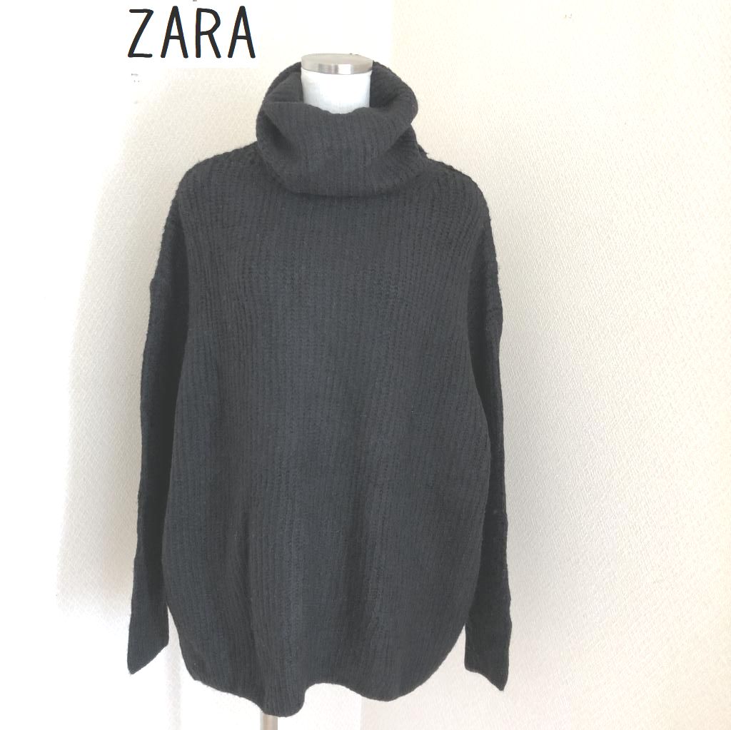 『新品タグ付き』ZARA オーバーサイズタートルネックセーター