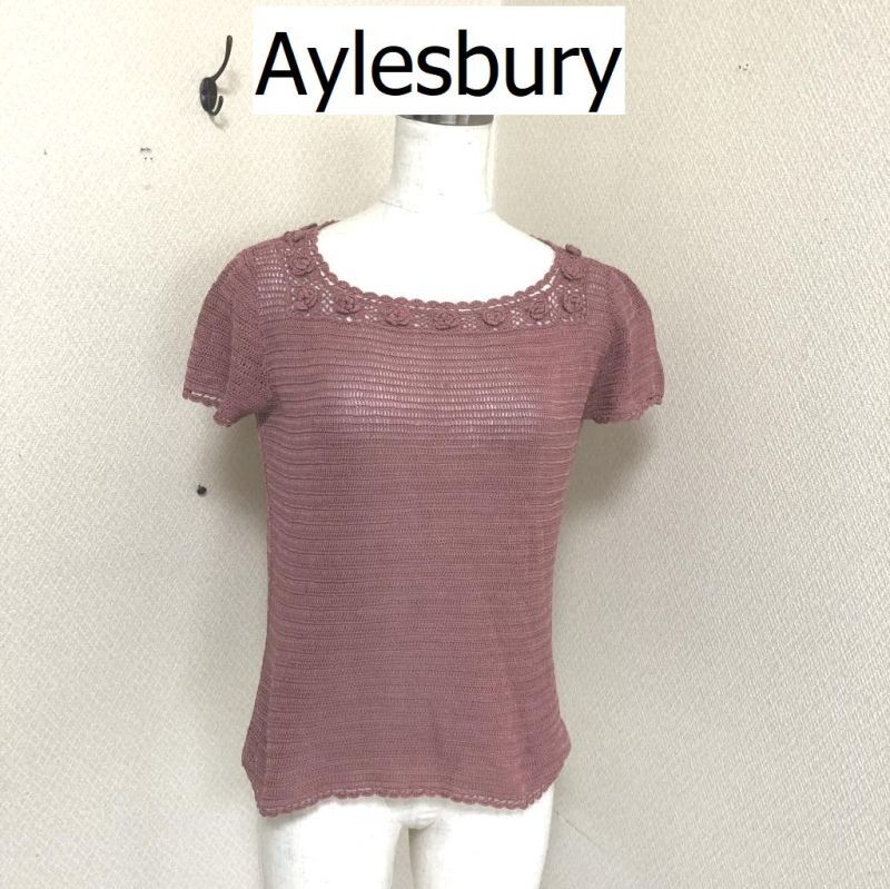 アリスバーリー Aylesbury カットソー ブラウス ドット ビーズ